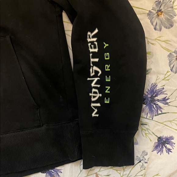 Monster Energy Black Bomber Jacket - Picture 4 of 6